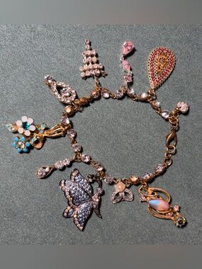 Big BLING Charm Bracelet